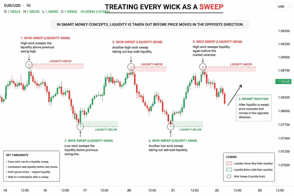 Treating Every Wick as a Sweep