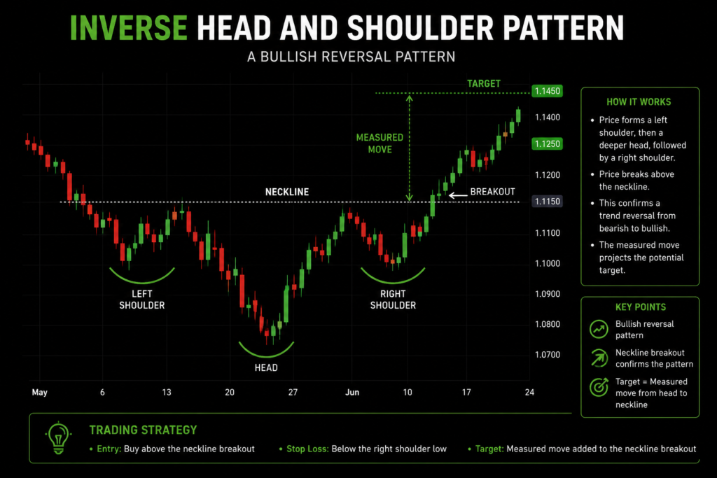 Inverse Head And Shoulder Pattern