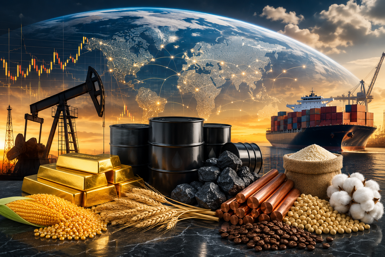 Commodity Trading in 2026: How Global Supply Shocks Move Oil, Gold, and Food Prices